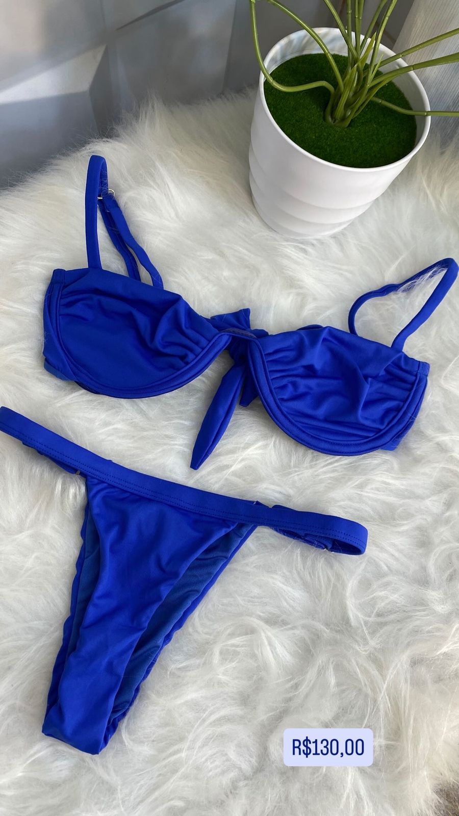 Conjunto aro azul bike