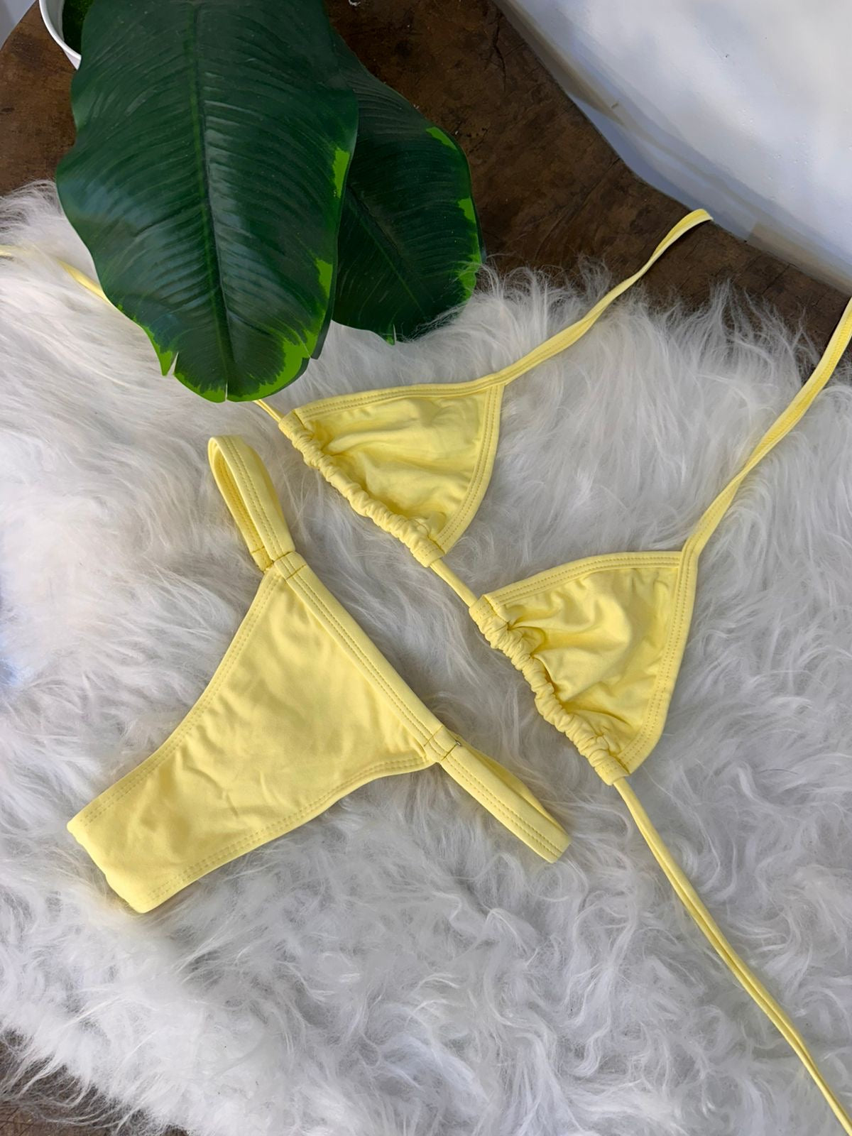 Conjunto Cortininha Amarelo